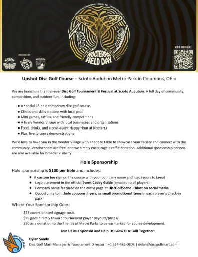 Nocterra Field Day - Hole Sponsorship
